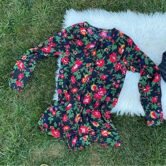 W118 by Walter Baker English Rose Beth Romper/Jumpsuit medium - Picture 2 of 5